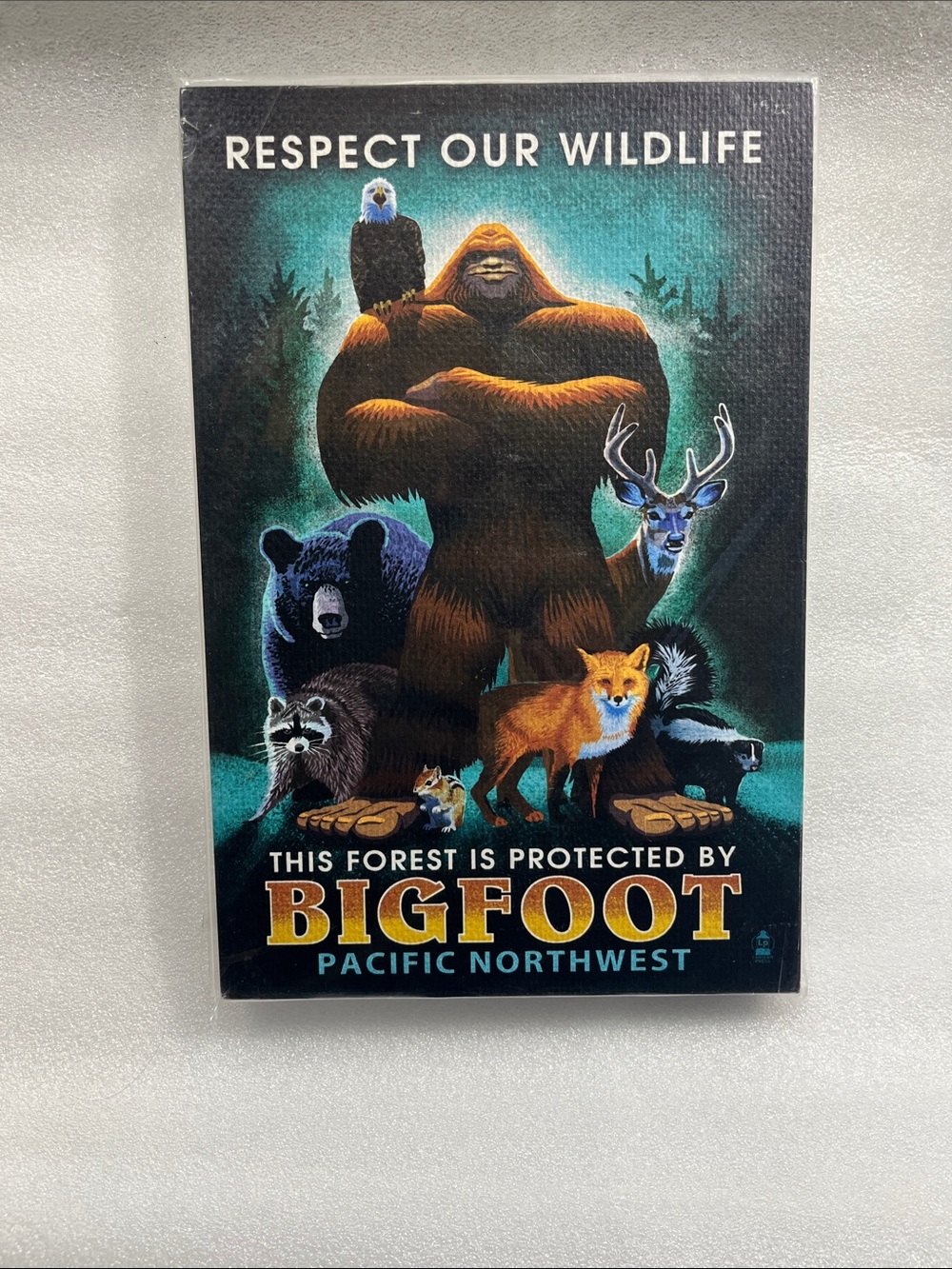Bigfoot Pacific Northwest Hardcover Journal 6”x9”x3/4”, 193 lined pages